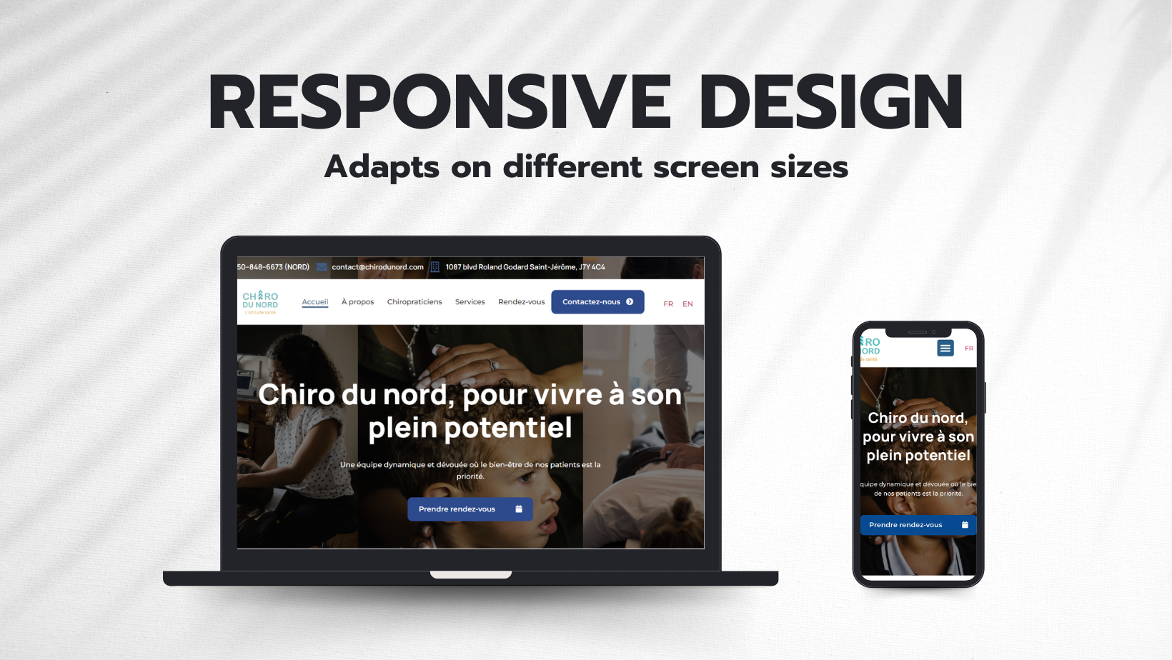 responsive design - chiro du nord